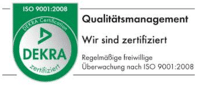 HSieben Maschinentechnik Langkampfen - Human Perception Automized Perfection - spanabhebende Bearbeitung, CNC, Fräsen, Automatisation Zertifizierung Qualitätsmanagement Dekra ISO 9001:2008